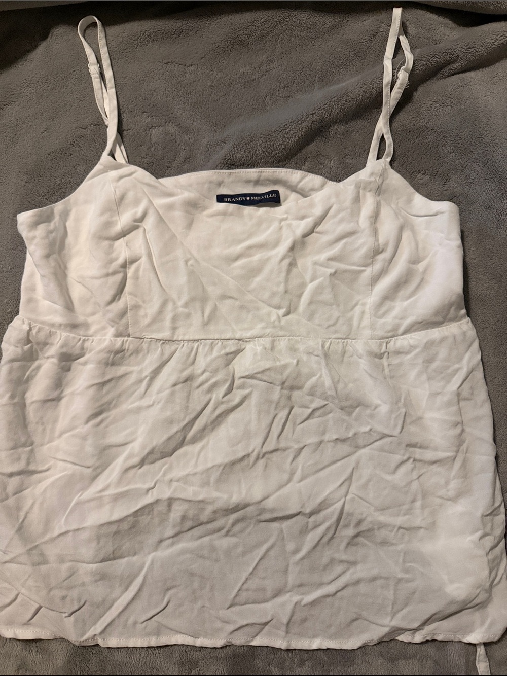 Brandy Melville White Spaghetti Strap Cami